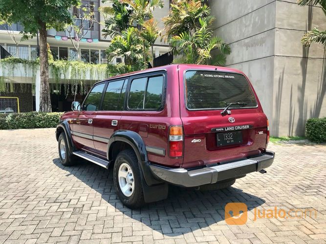 LAND CRUISER VX80 Turbo M/T 1997 Red Wine Asli L 90% Ors Cat Antik