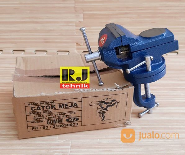 Catok Meja Ragum Mini Table Vice Clamp Swivel Base ATS 60mm