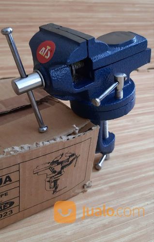 Catok Meja Ragum Mini Table Vice Clamp Swivel Base ATS 60mm