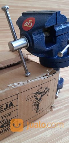 Catok Meja Ragum Mini Table Vice Clamp Swivel Base ATS 60mm
