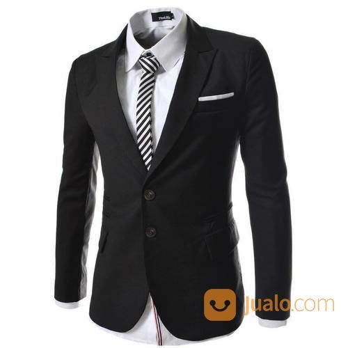 Jas Blazer Pria Formal | Jas Hitam Korean Style | Blazer Weddig Akad