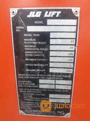 Manlift JLG Model 800AJ Ex Import Tahun 2014