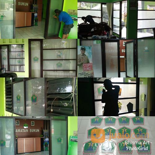Sticker Sandblast/Sticker Kaca Es Dan Kaca Film Malang Raya