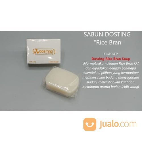 DOSTING RICE BRAN SOAP SABUN DOSTING PUTIH