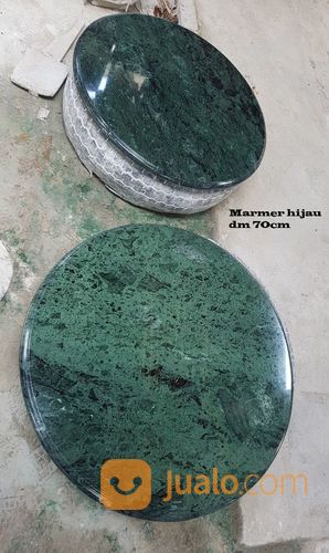 Meja Antik Marmer Hijau