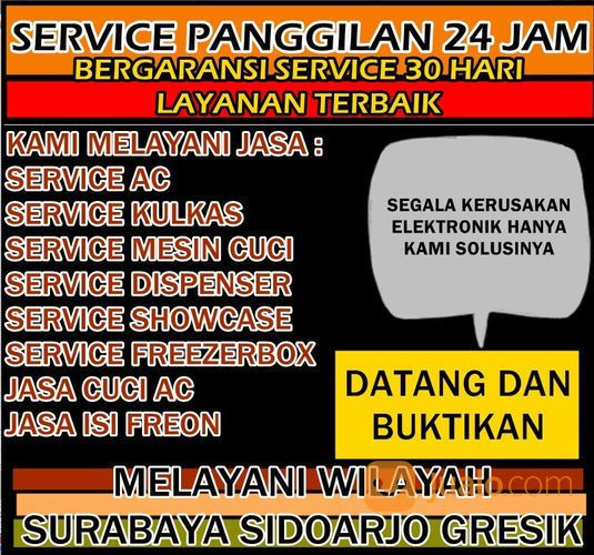 Ahli Service Ac Kulkas Showcase Di Wilayah Surabaya Sidoarjo Gresik