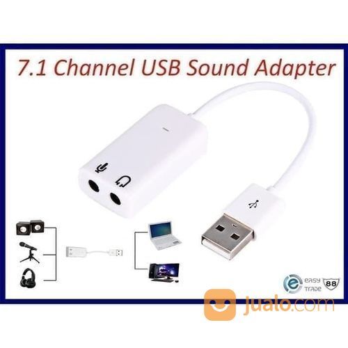Kabel USB Sound Card 7.1 Channel Adapter External Soundcard Audio