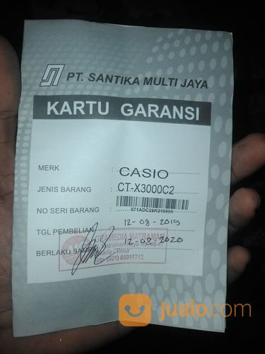 KEYBOARD CASIO CT X3000