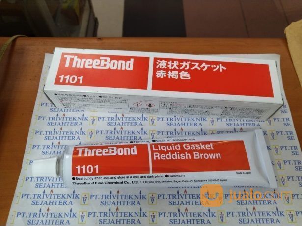 Threebond 1101 Liquid Gasket Plasticrubber Red TB1101,Lem Seal Karet