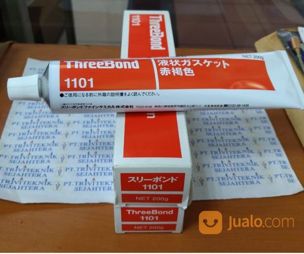 Threebond 1101 Liquid Gasket Plasticrubber Red TB1101,Lem Seal Karet
