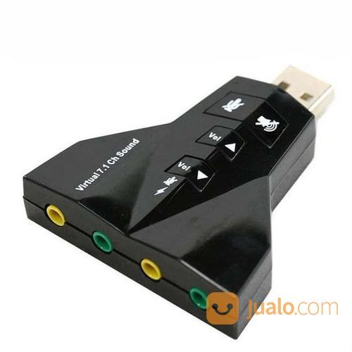 USB 2.0 To Virtual 7.1 Channel Audio 3D Sound Card Adapter
