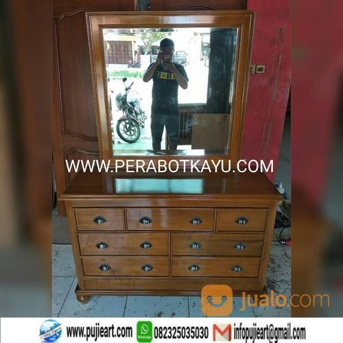 Meja Rias Jati Jepara, Meja Rias Kayu Jati Minimalis