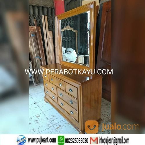 Meja Rias Jati Jepara, Meja Rias Kayu Jati Minimalis