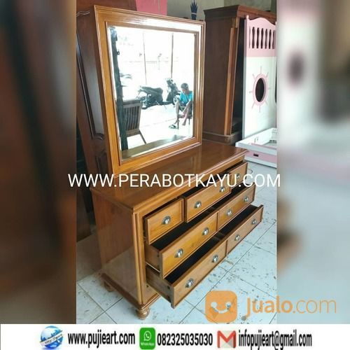 Meja Rias Jati Jepara, Meja Rias Kayu Jati Minimalis