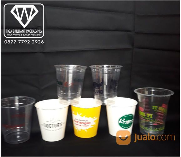 Print Logo Cup Plastik Paper Cup Paper Bowl