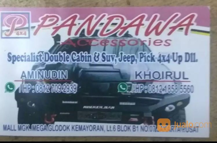 Bumper Belakang Toyota Hilux