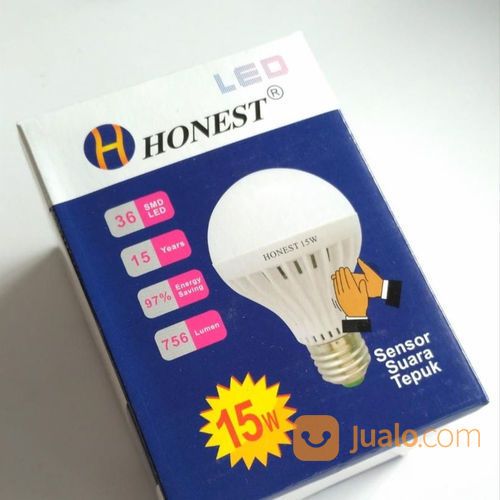 LAMPU LED SENSOR TEPUK 15 WATT