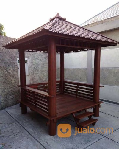 Saung Gazebo Glugu Bale Bengong Minimalis