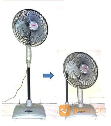 Kipas Angin Stand Fan Cosmos 16-SN 2in1 Kipas Berdiri Dan Duduk