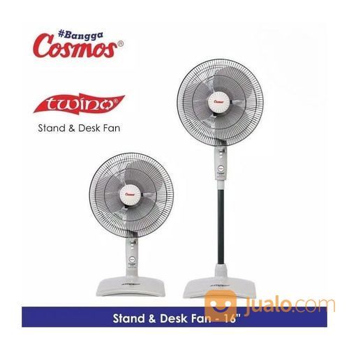 Kipas Angin Stand Fan Cosmos 16-SN 2in1 Kipas Berdiri Dan Duduk