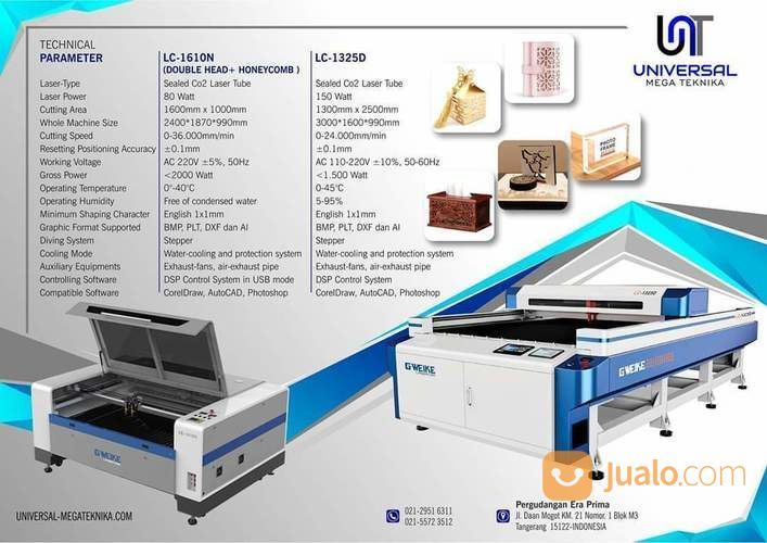 G-WEIKE Laser Co2 1610 Double Head