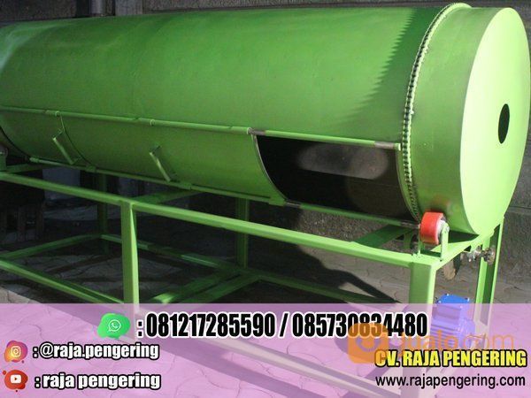 Mesin Pengering Padi Jagung Atau Rotary Dryer Kapasitas 150 Kg Manual Kayu Bakar