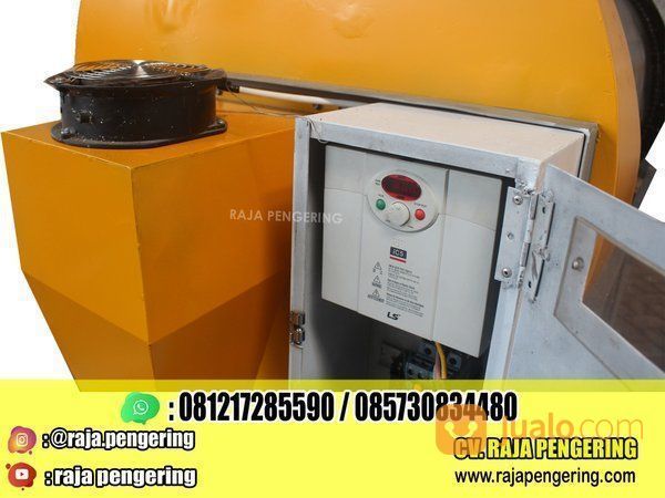 Mesin Pengering Padi Jagung Atau Rotary Dryer Kapasitas 150 Kg Listrik
