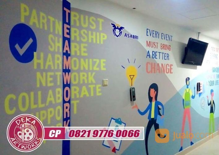 Jasa Mural Bandung Lukisan Dinding Mural PUAS, Harga PAS