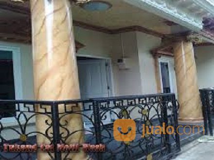 Pasang Plafon-Partisi Gypsum/PVC + Kusen-Jendela-Pintu Alumunium + Atap Baja Ringan+Cat Motif