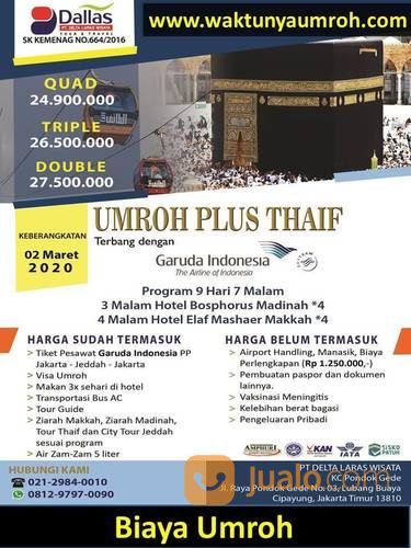 Terjamin WA +62812-9797-0090 - Umroh Plus Thaif 2020 Cilodong
