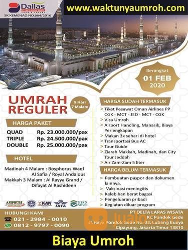 Terjamin WA +62812-9797-0090 - Umroh Plus Thaif 2020 Cilodong