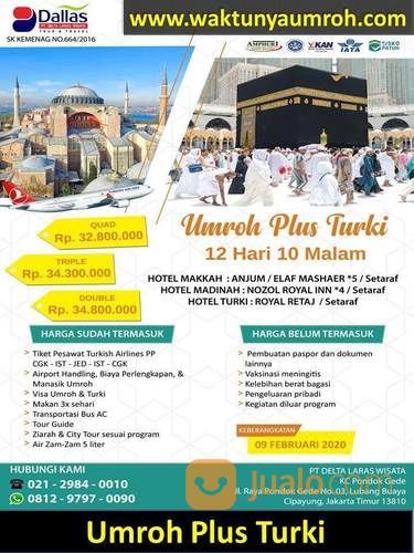 Terjamin WA +62812-9797-0090 - Umroh Plus Thaif 2020 Cilodong