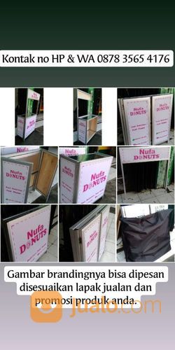 Buat Boothportable / Meja Promosi Lipat & Gerobak Portable Alumunium