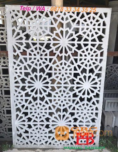 Ornamen Krawangan GRC Gunungan Wayang