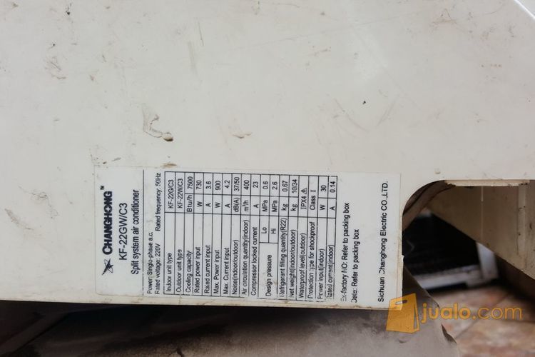 Dijual AC Split Changhong 3/4 PK
