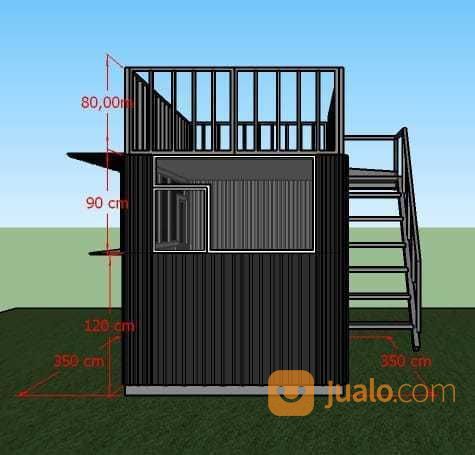 Booth Semi Container 2 Lantai
