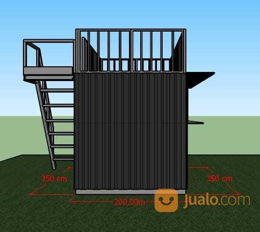 Booth Semi Container 2 Lantai
