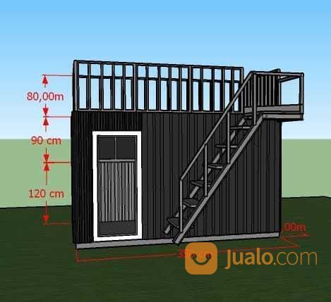 Booth Semi Container 2 Lantai