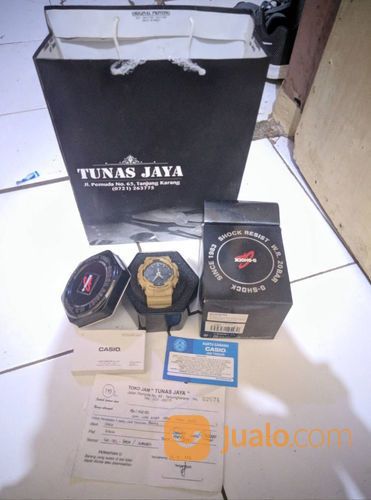 Jam Tangan Merek G-Shock Original Masih Mulus Dan Lengkap Dengan Box Dan Kwitansinya