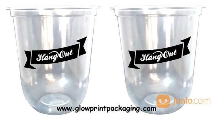 Cetak Logo CUP PP OVAL 16oz 8gram