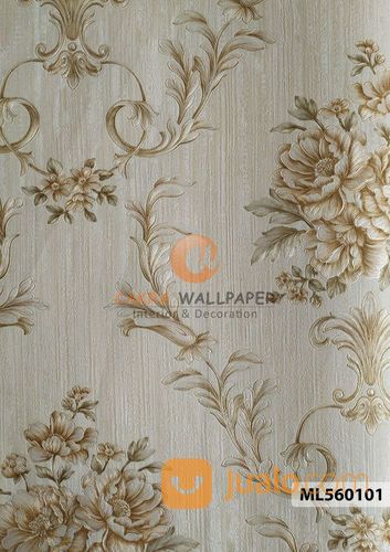 Wallpaper Dinding PREMIUM Motif Bunga Charm 05