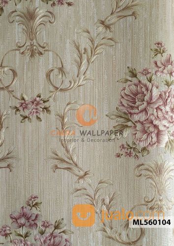Wallpaper Dinding PREMIUM Motif Bunga Charm 05