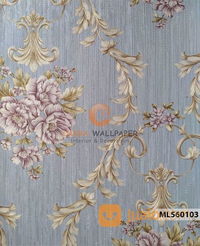 Wallpaper Dinding PREMIUM Motif Bunga Charm 05