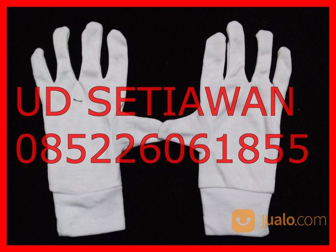 Harga Sarung Tangan Kain Katun/ Cotton Glove Murah Semarang, Jepara, Rembang, Kudus, Demak, Pati