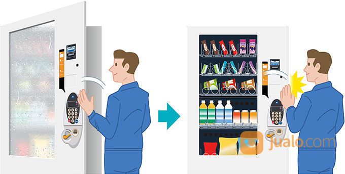 Vending Machine Mesin Minuman Makanan Otomatis Self Service