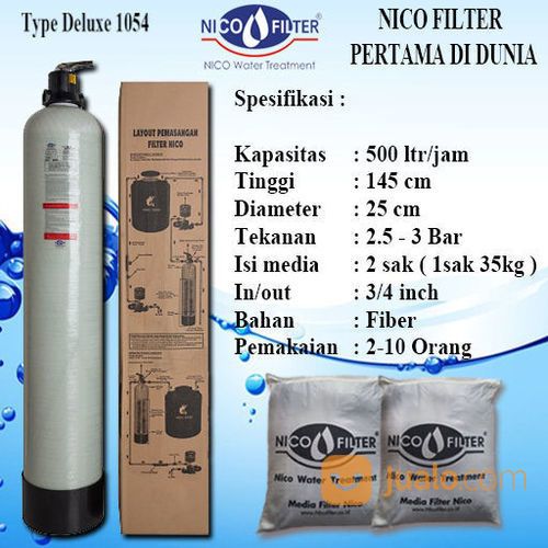 Nico Filter Air Bangka | Atasi Air Keruh Kotor Zat Besi & Bau Garansi 1 Tahun