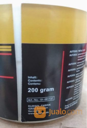Metal Polish Autosol 200ml,Pembersih Jenis Logam Karat