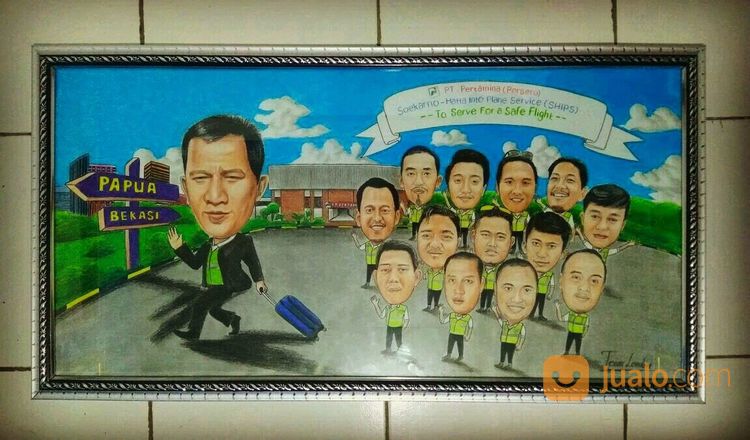 Jasa Lukis Wajah Pensil Realistic Dan Karikatur