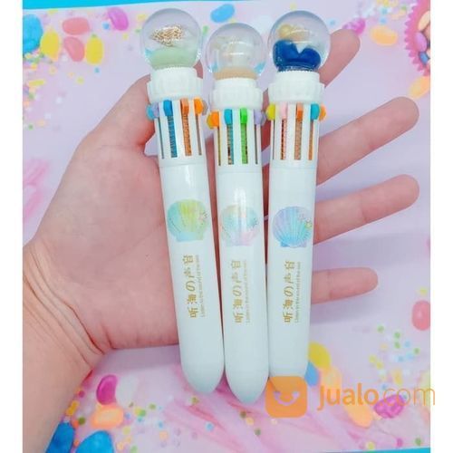 Pulpen Gel Jelly Full Color Ball Pearl Pen Dreamer All Varian Round