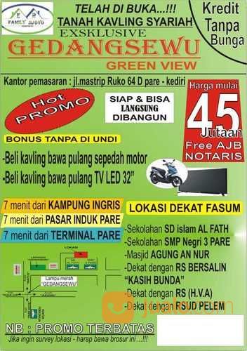 TANAH KAVLING MURAH PARE-KEDIRI